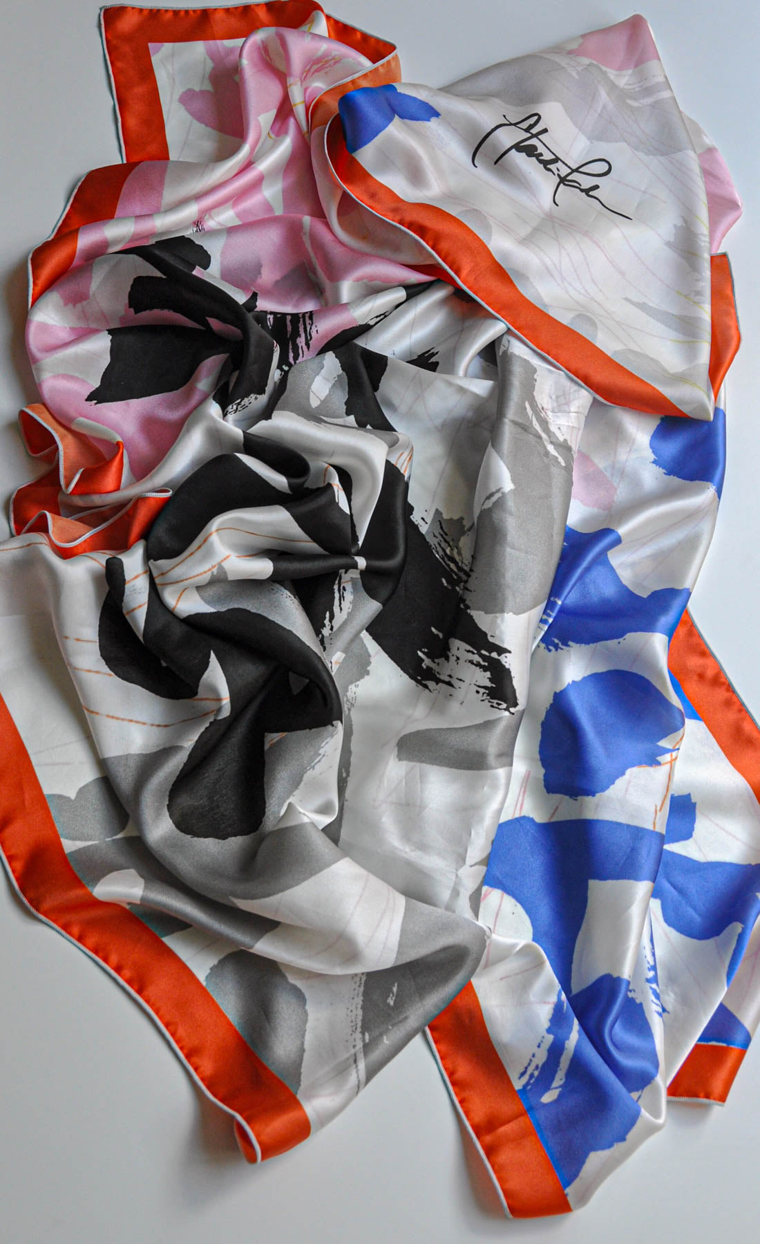 boheme silk scarf clu by.clu 