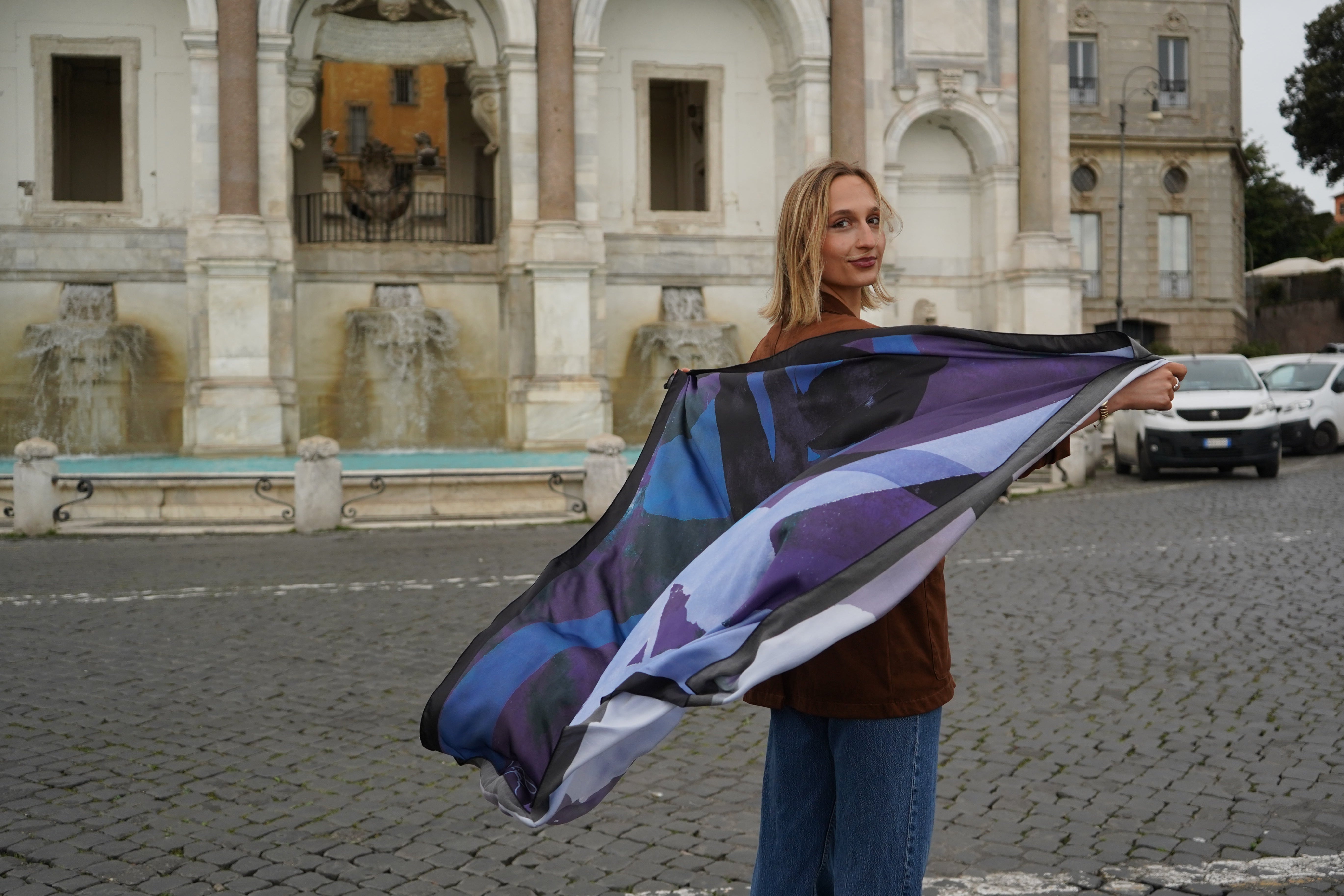 Artistic Silk Scarves